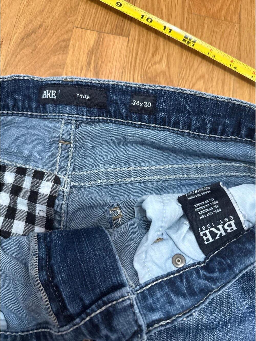 BKE Tyler Men’s Jeans 34x30 - Picture 5 of 9